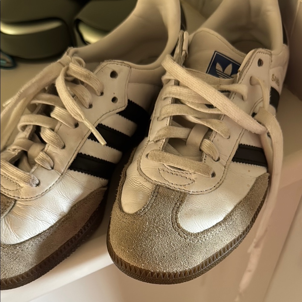 Adidas White and Black Sneakers